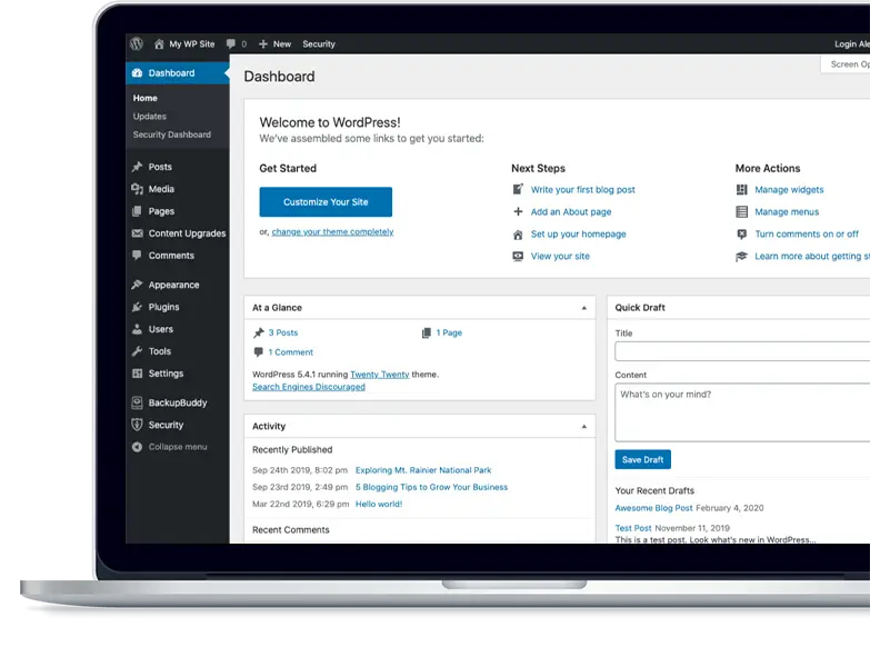 anında wordpress kurulum